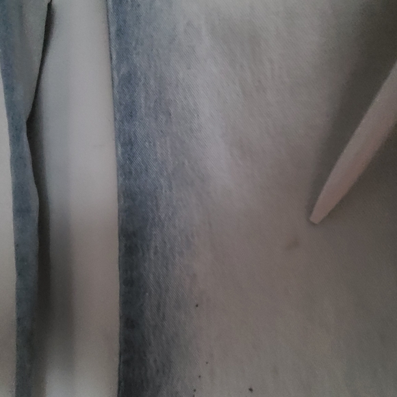 Vintage Younique Flare Jeans in White and Light Blue Size 5 - Picture 7 of 14